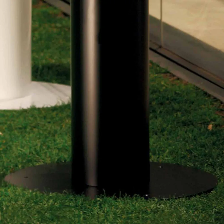 Öppen spis Bioetanol Outdoor Dean målat stålgolv Viadurini