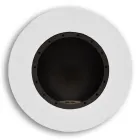 Rund design vägg bioetanol spis i målat stål - Trenton Viadurini