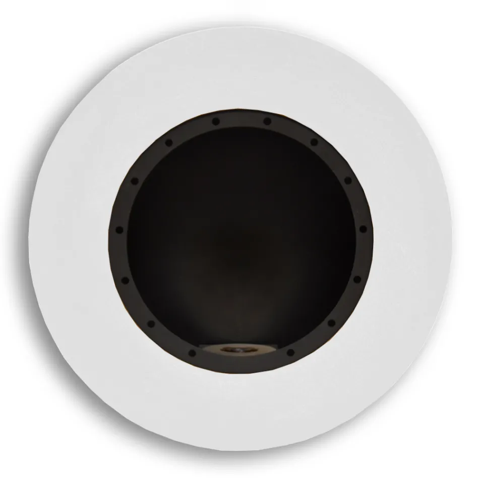 Rund design vägg bioetanol spis i målat stål - Trenton Viadurini