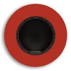 Rund design vägg bioetanol spis i målat stål - Trenton Viadurini