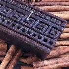 Artisan rektangulärt doftljus med kanel tillverkat i Italien - Alissa Viadurini