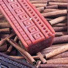 Artisan rektangulärt doftljus med kanel tillverkat i Italien - Alissa Viadurini