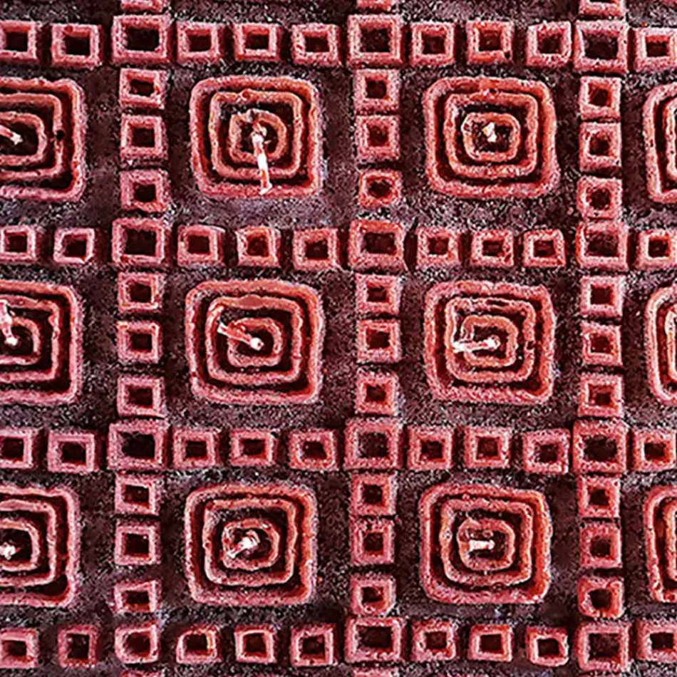 Doftbrunt vaxljus med 25 vekar tillverkat i Italien - Piura Viadurini