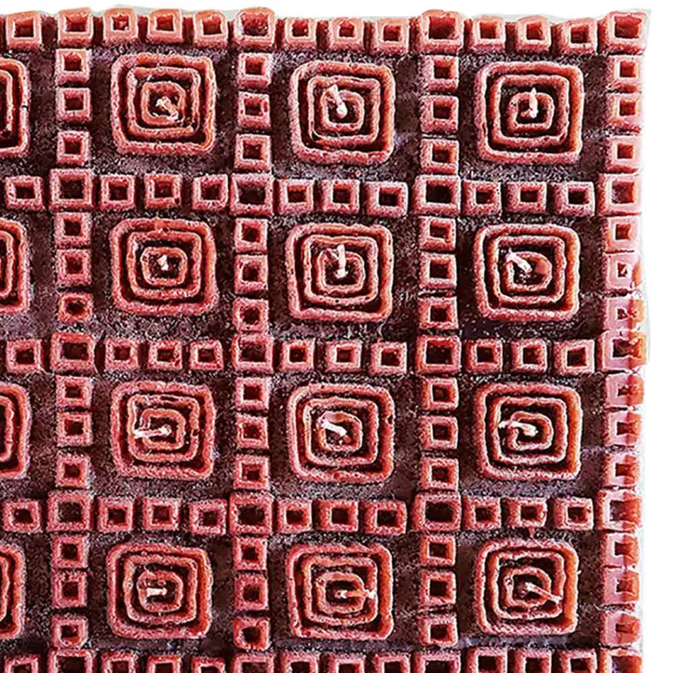 Doftbrunt vaxljus med 25 vekar tillverkat i Italien - Piura Viadurini