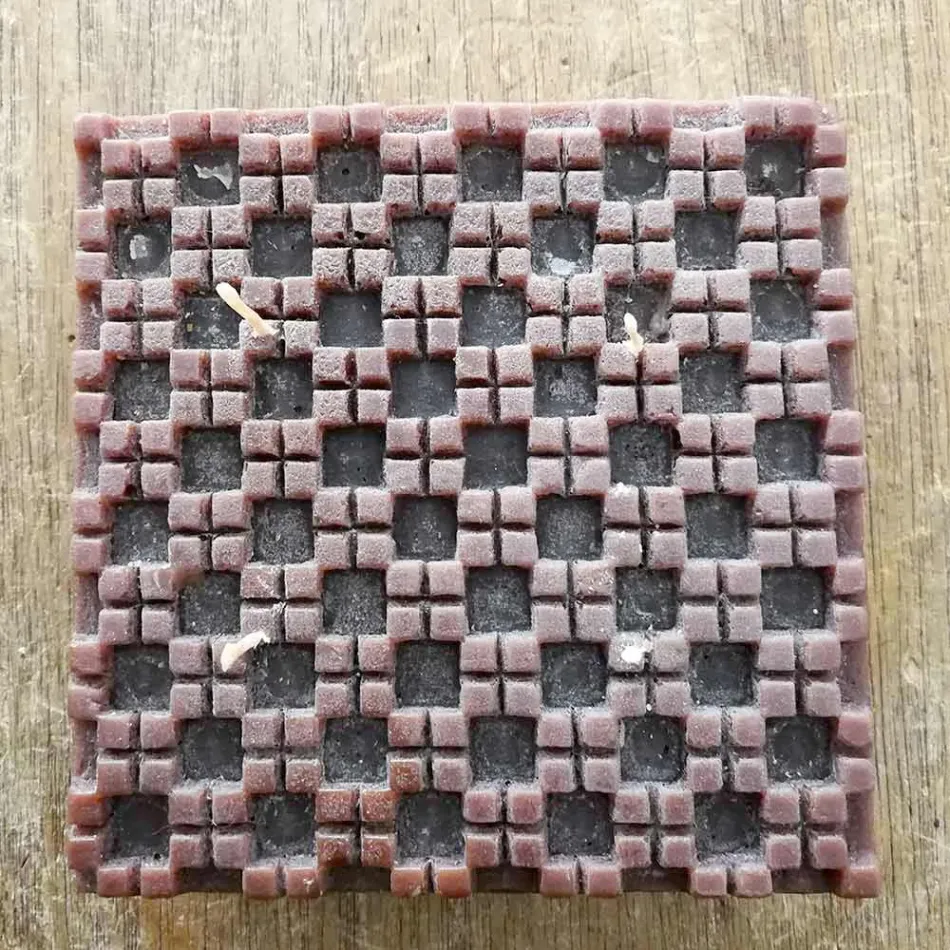 Doftvaxljus med kanel med 4 vekar tillverkat i Italien - Yuma Viadurini