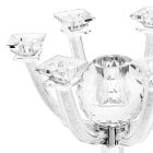 Kristallstearinljus med strass 7 -flammad design italiensk lyx - Maike Viadurini