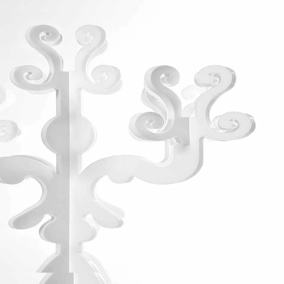 Tall design renässans kandelabra, 5 armar i Aragon plexiglas Viadurini