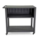 Vagn för utomhusbruk i målad aluminium med olika ytbehandlingar - Hotel Viadurini