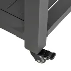 Vagn för utomhusbruk i målad aluminium med olika ytbehandlingar - Hotel Viadurini