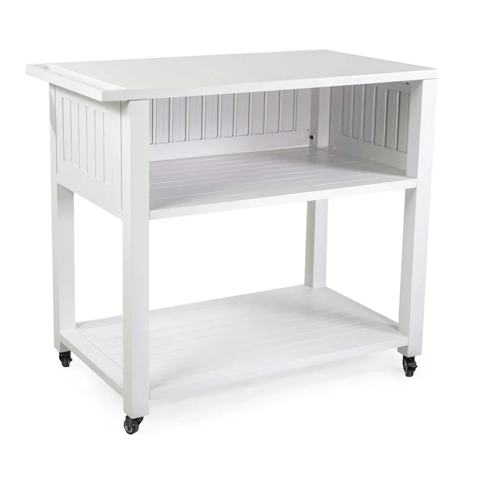 Vagn för utomhusbruk i målad aluminium med olika ytbehandlingar - Hotel Viadurini