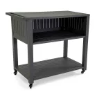 Vagn för utomhusbruk i målad aluminium med olika ytbehandlingar - Hotel Viadurini