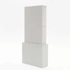 Shoppingtillägg dörren öppen por vit melamin Columbus Viadurini