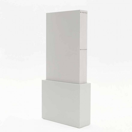 Shoppingtillägg dörren öppen por vit melamin Columbus Viadurini