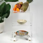 Objektvagn med plexiglashjul Tillverkad i Italien - Rudolf Viadurini