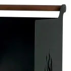 Trävagn med låda och hjul Made in Italy - Alpaca Viadurini