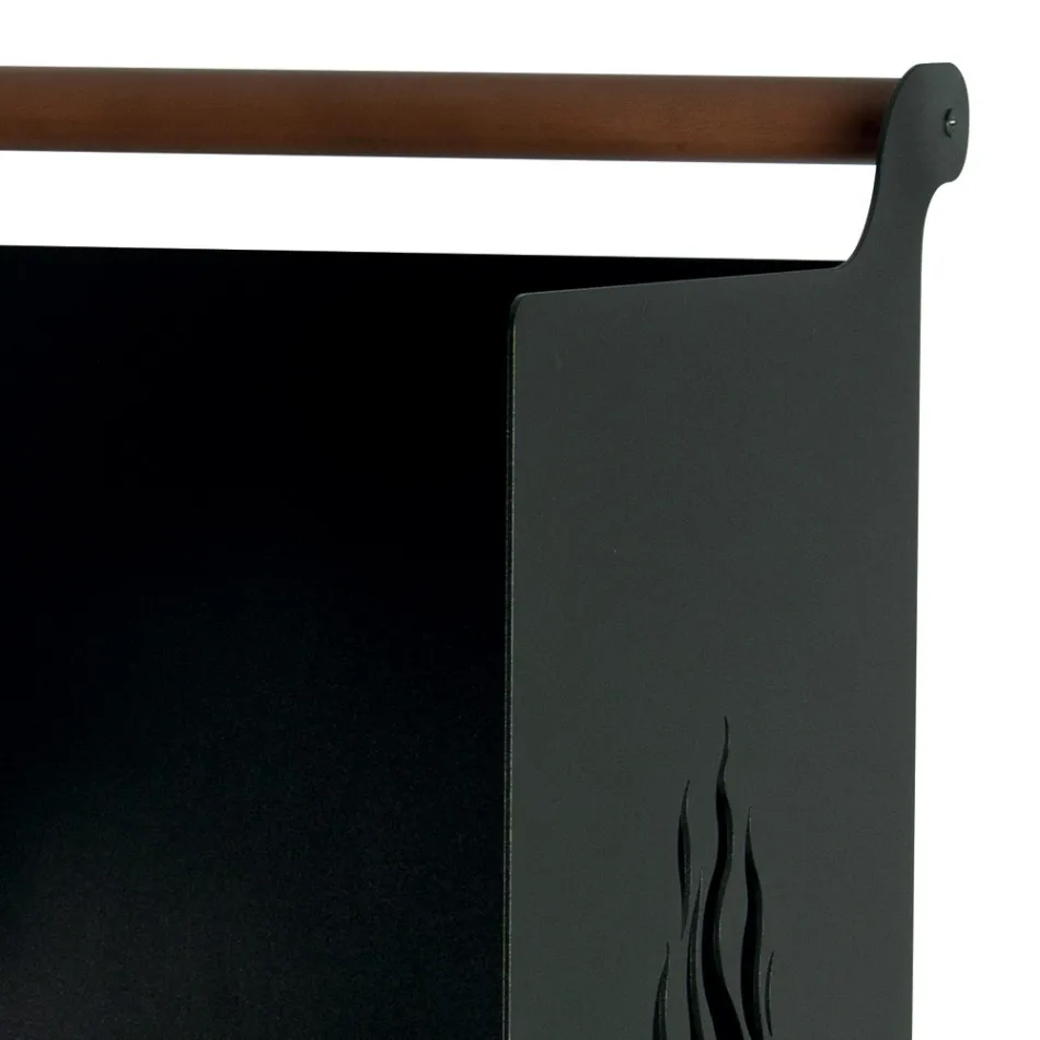 Trävagn med låda och hjul Made in Italy - Alpaca Viadurini