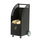 Metallträvagn med 4 hjul Tillverkad i Italien - Coccinella Viadurini