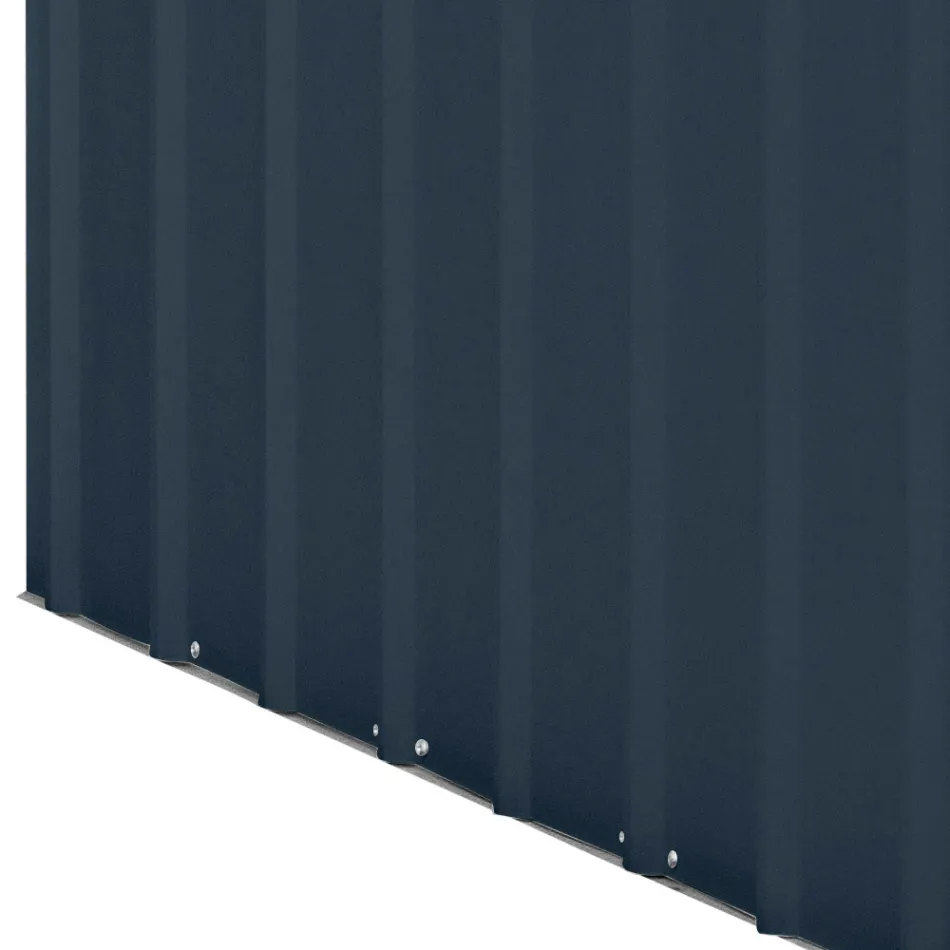 Antracitplåt Lean-To Trädgårdsbod med gångjärnsdörr - Cucciolo Viadurini