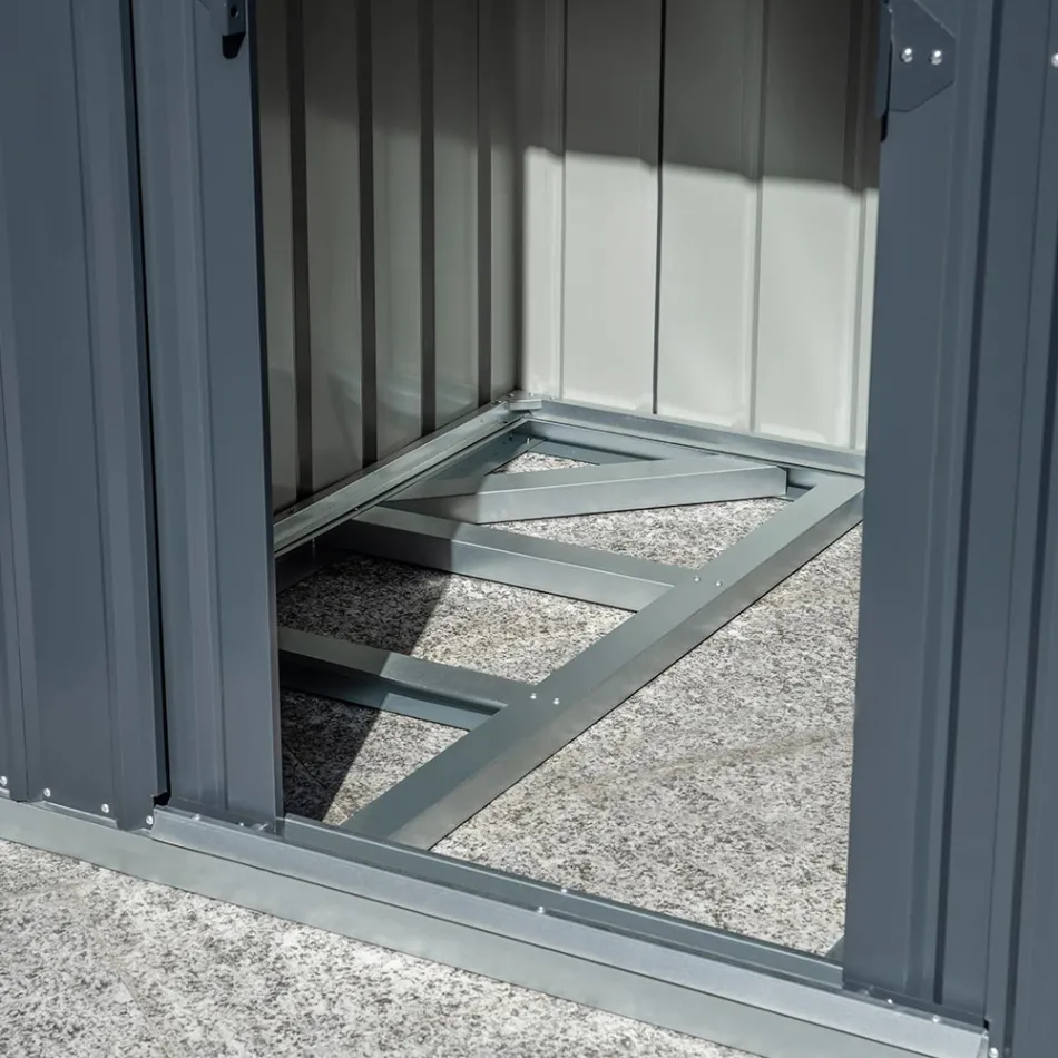 Trädgårdshus med gångjärnsdörr i olika storlekar - valp Viadurini