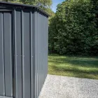 Trädgårdshus med gångjärnsdörr i olika storlekar - valp Viadurini