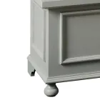 Bröst med solid poppelstruktur tillverkad i Italien - Dievis Viadurini