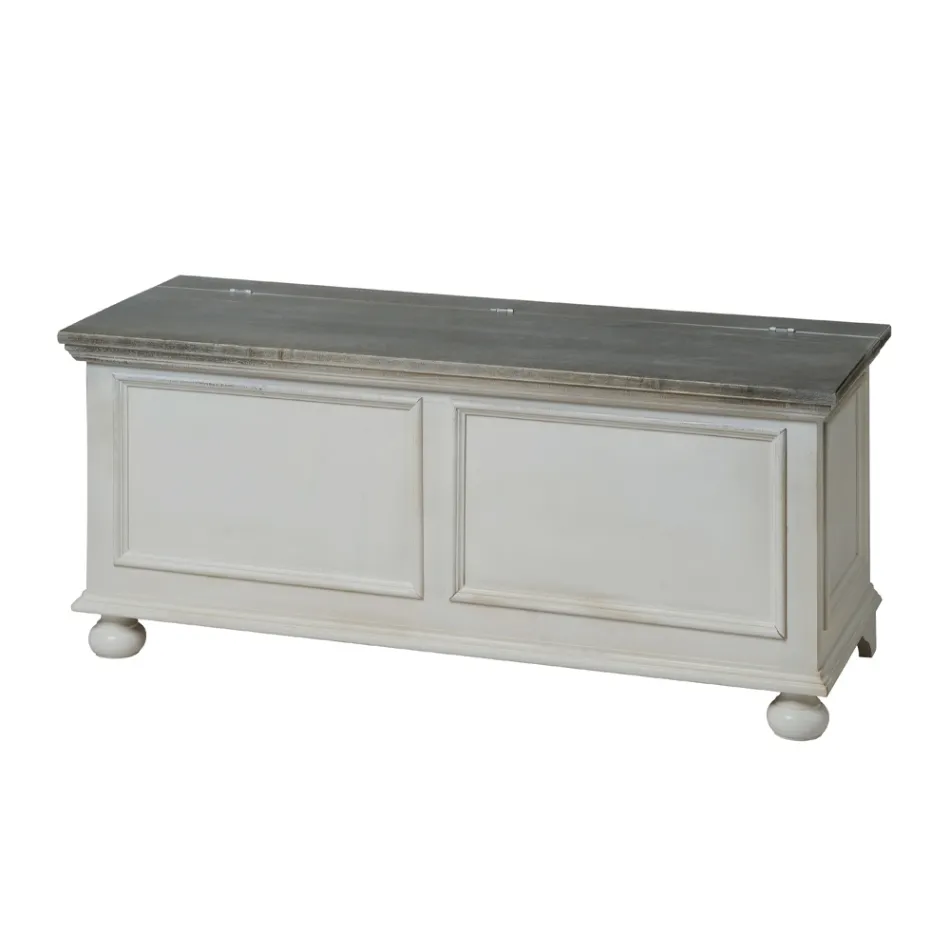 Bröst med solid poppelstruktur tillverkad i Italien - Dievis Viadurini