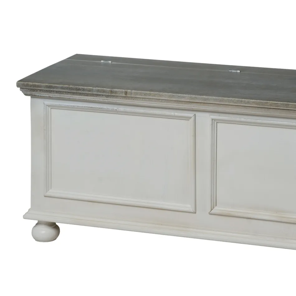 Bröst med solid poppelstruktur tillverkad i Italien - Dievis Viadurini