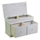 Byrå i trä för inomhusbruk med 2 lådor - Meduse Viadurini