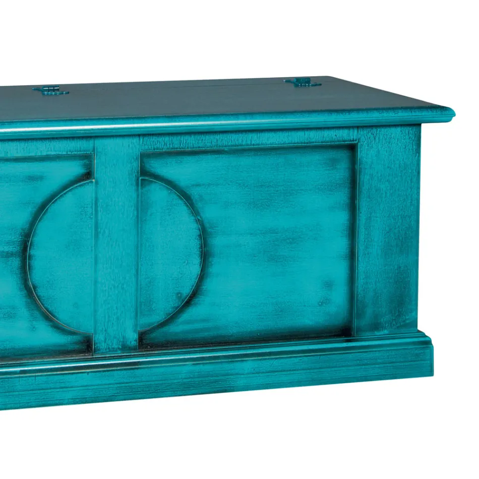 Kista i fanerat trä med olika ytbehandlingar tillverkad i Italien - Krishna Viadurini