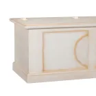 Kista i fanerat trä med olika ytbehandlingar tillverkad i Italien - Krishna Viadurini