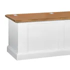 Bröst i fanerat trä och olika ytbehandlingar Made in Italy - Hermod Viadurini