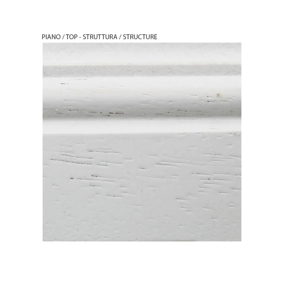 Bröst i fanerat trä och olika ytbehandlingar Made in Italy - Hermod Viadurini