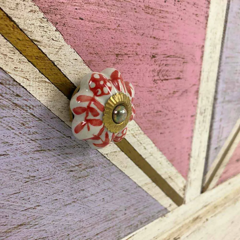 Handgjorda byrå med färgade lådor tillverkade i Italien - Brighella Viadurini