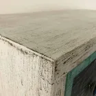 Hantverk byrå i gran med 3 lådor tillverkad i Italien - apa Viadurini