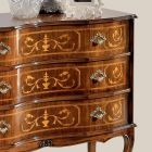 Kommod i klassisk stil i trä med 3 lådor Tillverkad i Italien - Elegant Viadurini
