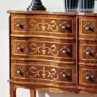 Kommod i klassisk stil i trä med 6 lådor Tillverkad i Italien - Elegant Viadurini