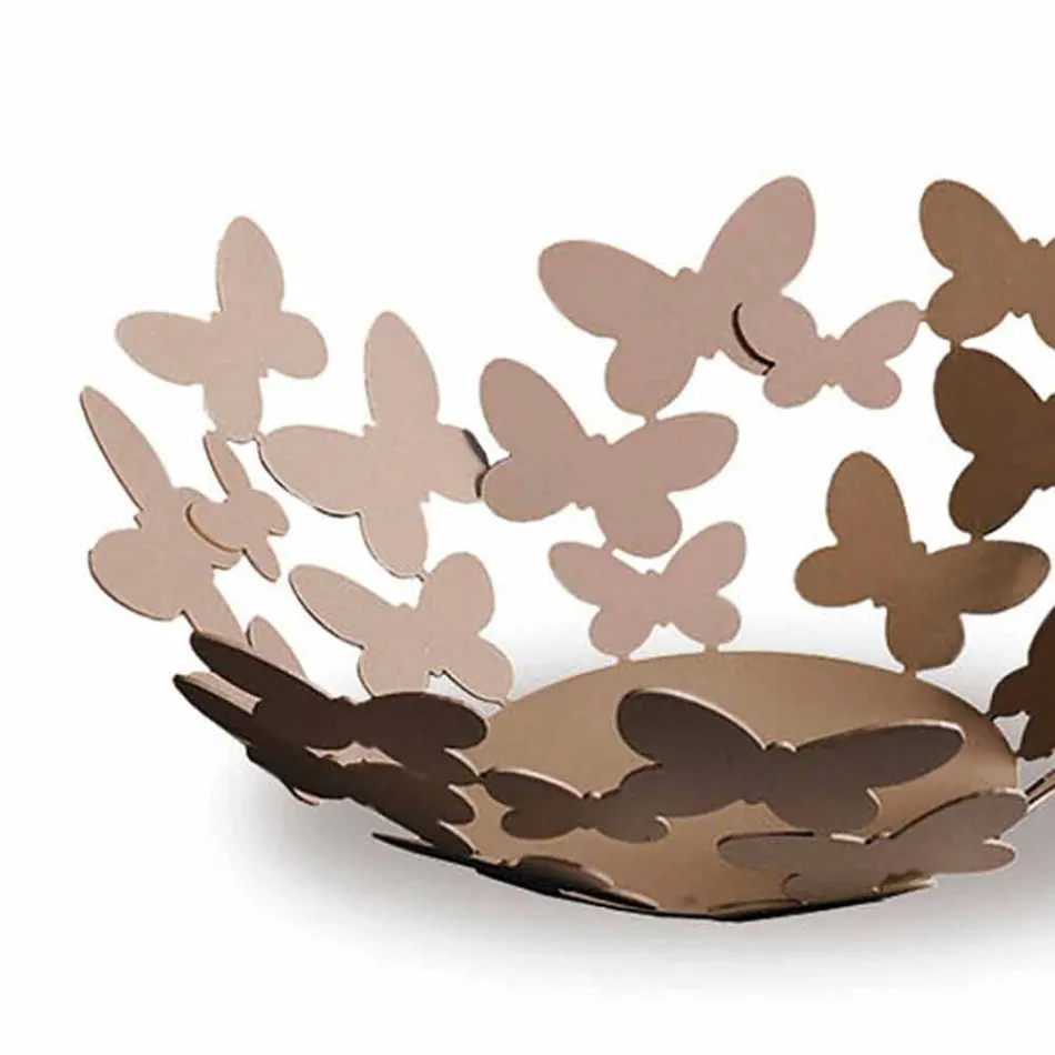 Vitt, beige eller elfenben järn design centerpiece gjord i Italien - Leiden Viadurini