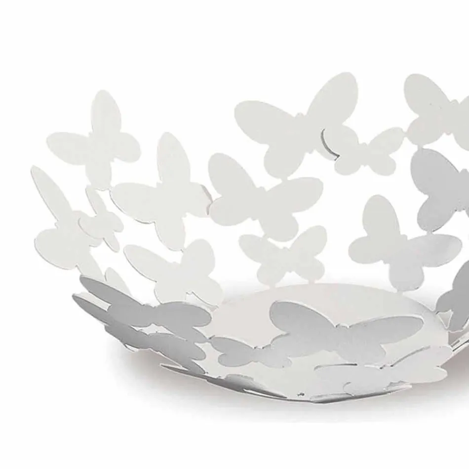 Vitt, beige eller elfenben järn design centerpiece gjord i Italien - Leiden Viadurini