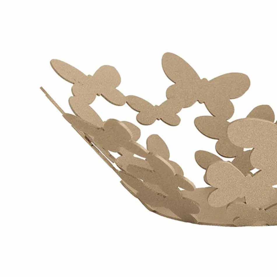 Vitt, beige eller elfenben järn design centerpiece gjord i Italien - Leiden Viadurini