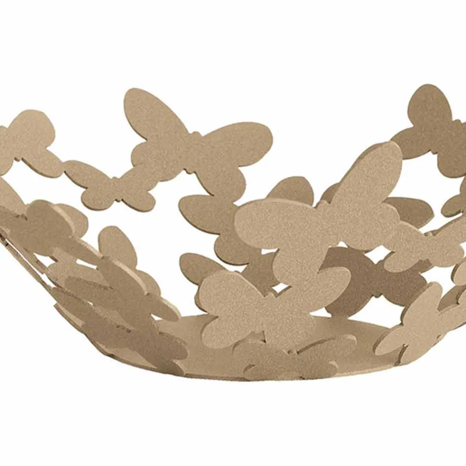 Vitt, beige eller elfenben järn design centerpiece gjord i Italien - Leiden Viadurini