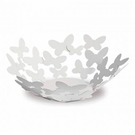 Vitt, beige eller elfenben järn design centerpiece gjord i Italien - Leiden Viadurini