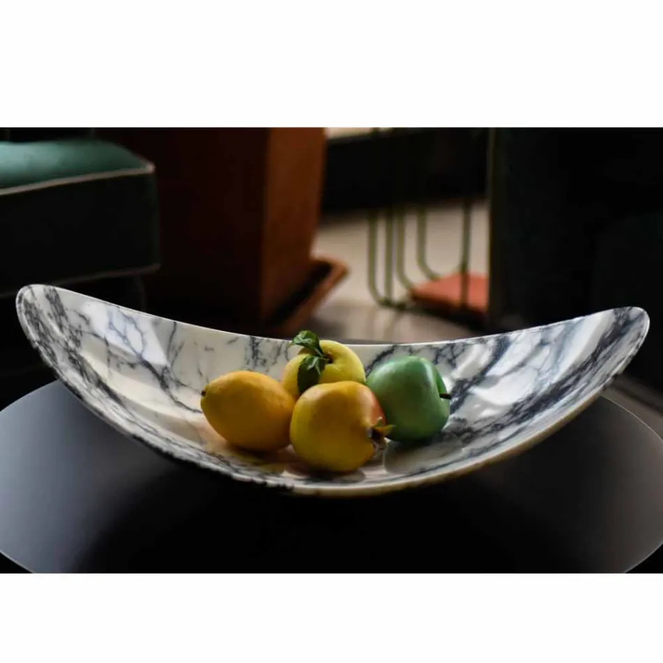 Mittpunkt i Paonazzo Marble of Made in Italy Design - Libeccio Viadurini