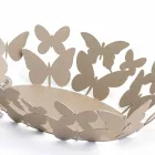 Modernt ovalt mittstycke i vitt eller beige järn tillverkat i Italien - Leiden Viadurini