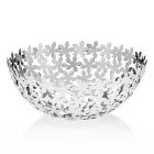 Silver Metal Semisphere Centerpiece Lyxiga blomsterdekorationer - Terraceo Viadurini