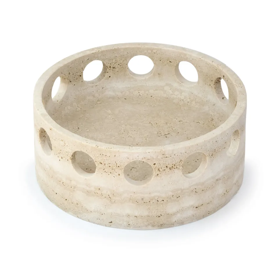 Satinmarmor mittstycke/fickor tillverkad i Italien - Hinata Viadurini