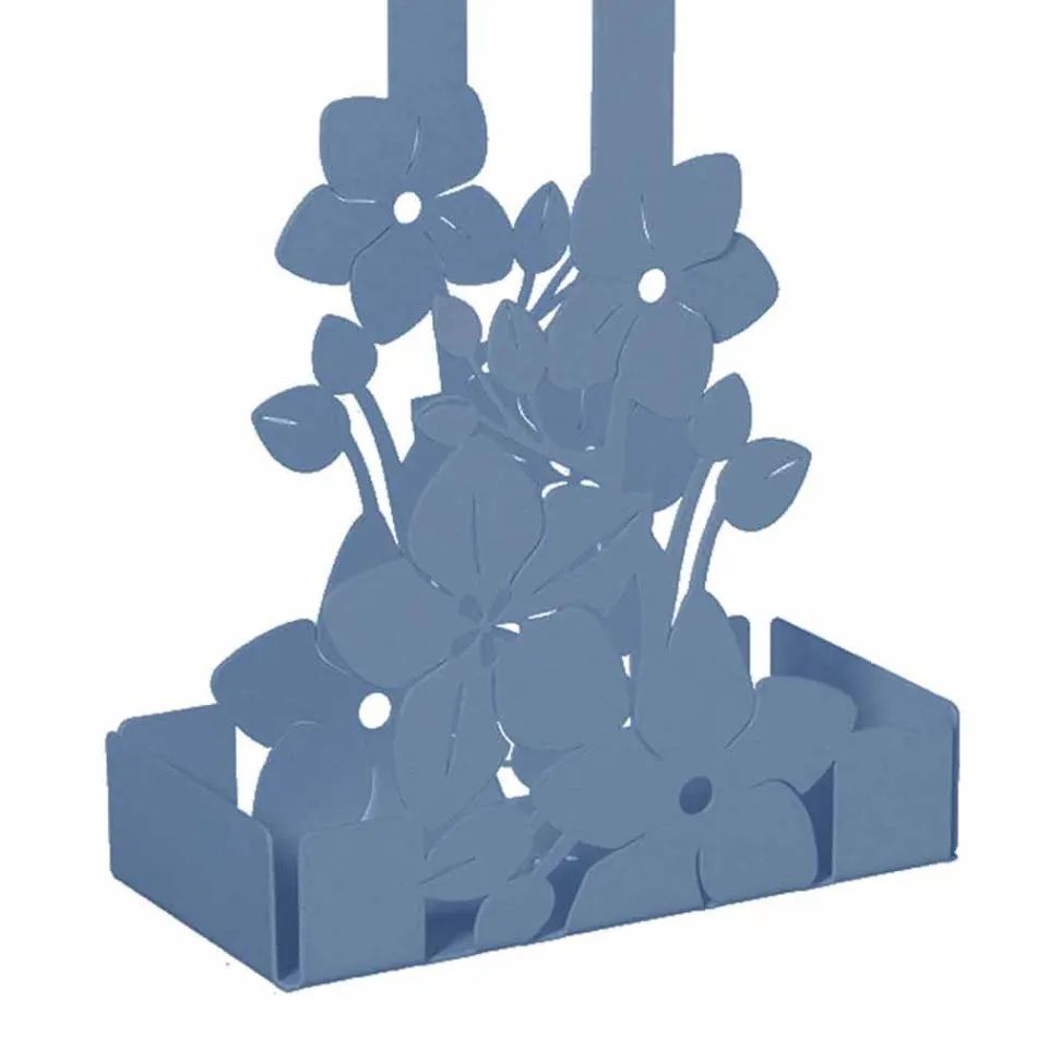 Blommig järnkopphållare i modern design gjord i Italien - Marken Viadurini