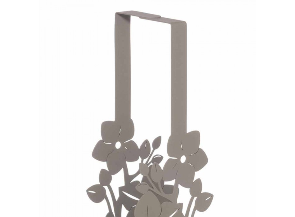 Blommig järnkopphållare i modern design gjord i Italien - Marken Viadurini