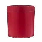 Avfallspapperskorgen gjord i Italien i regenererat canisterläder Viadurini