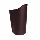 Inomhuspelletshållare korg läder 15 kg Sapel konstruktion Viadurini