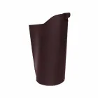 Inomhuspelletshållare korg läder 15 kg Sapel konstruktion Viadurini